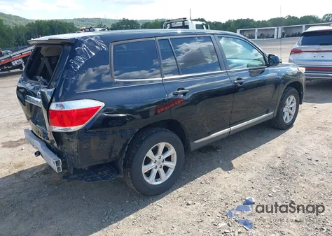 2012 Toyota Highlander Base V6 from USA, damaged, VIN 5TDBK3EH7CS111097